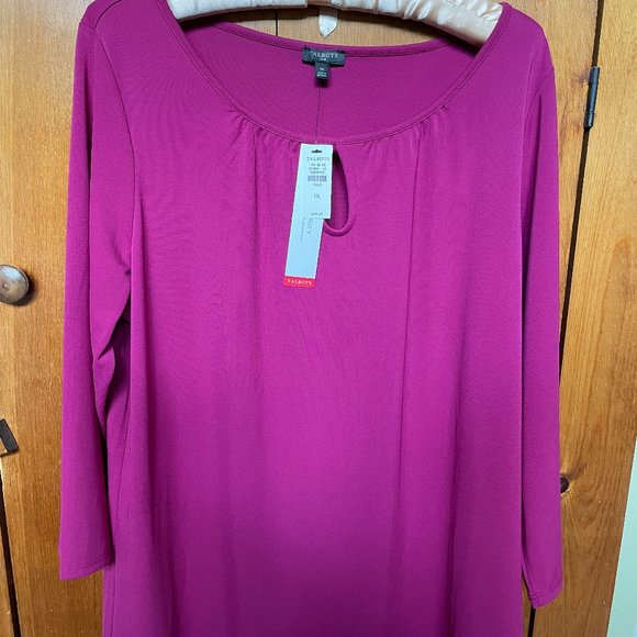 Talbots's jersey knit top - Picture 1 of 1